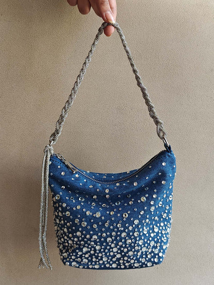 Denim Hobo Bag