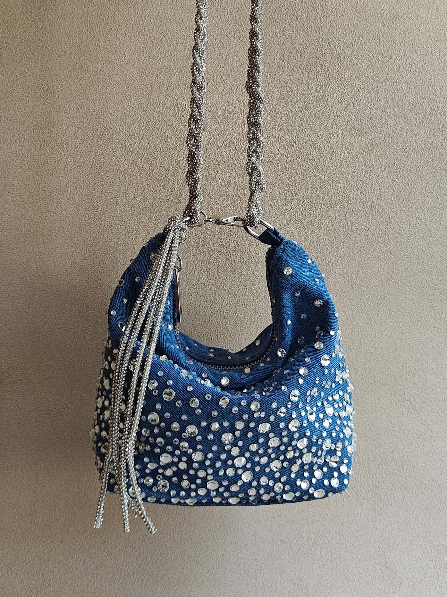 Denim Hobo Bag