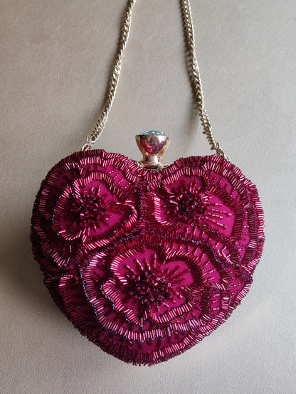 Floral Heart Bag